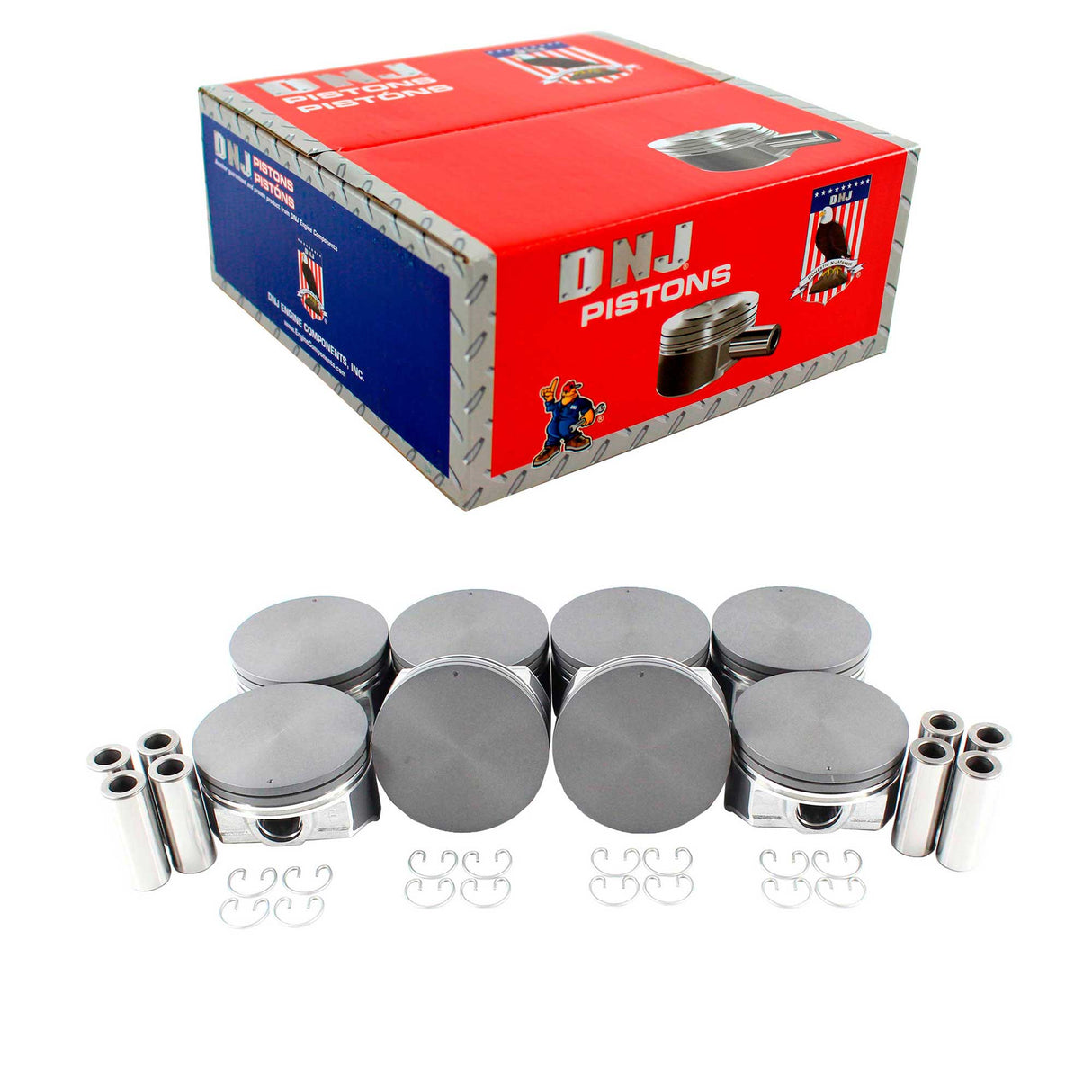 Piston Set 2004-2009 Buick,Cadillac,Chevrolet,GMC,Hummer,Isuzu,Pontiac,Saab 4.8L-5.3L (Oversizes Available)