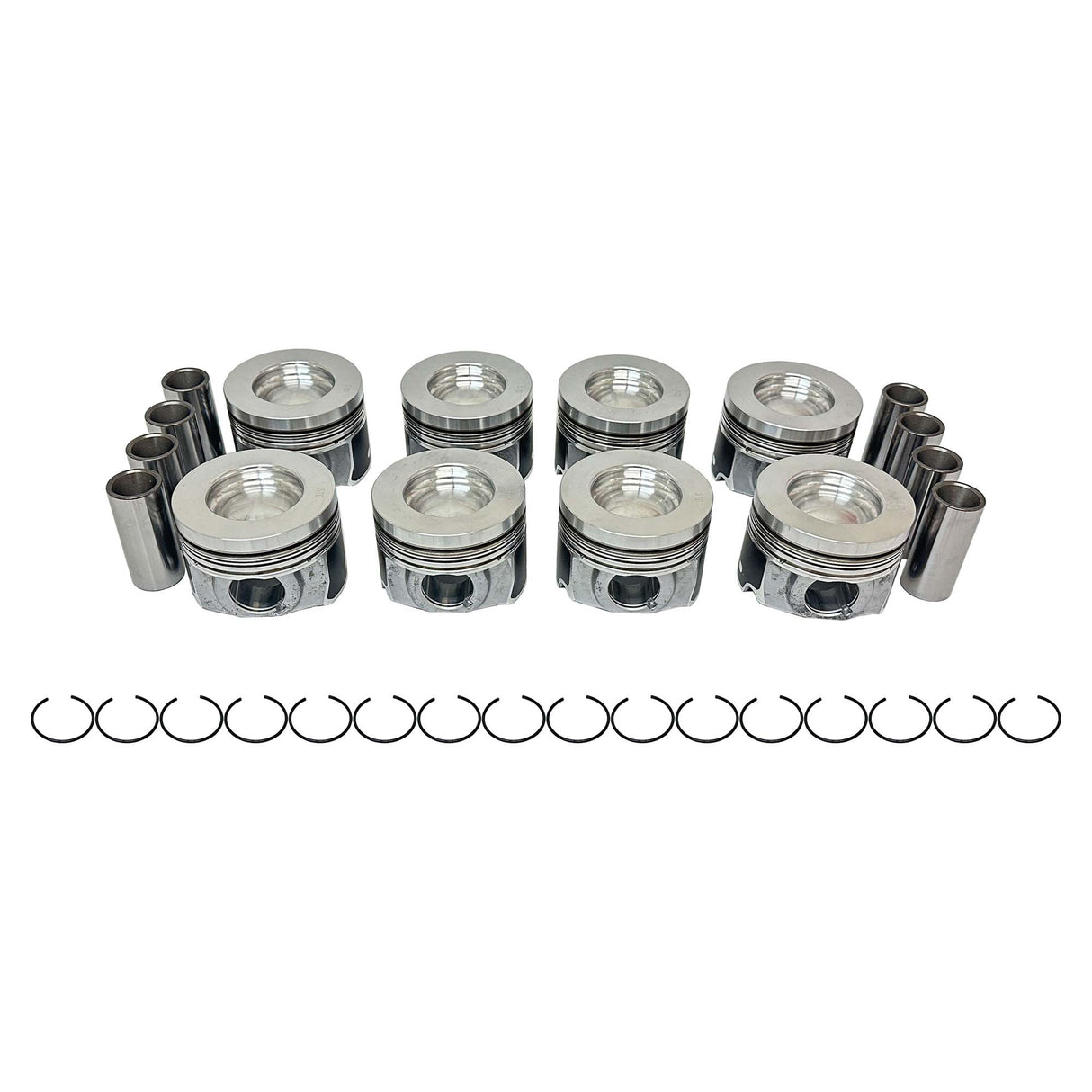 Piston Set 2010-2016 Chevrolet,GMC 6.6L (Oversizes Available)