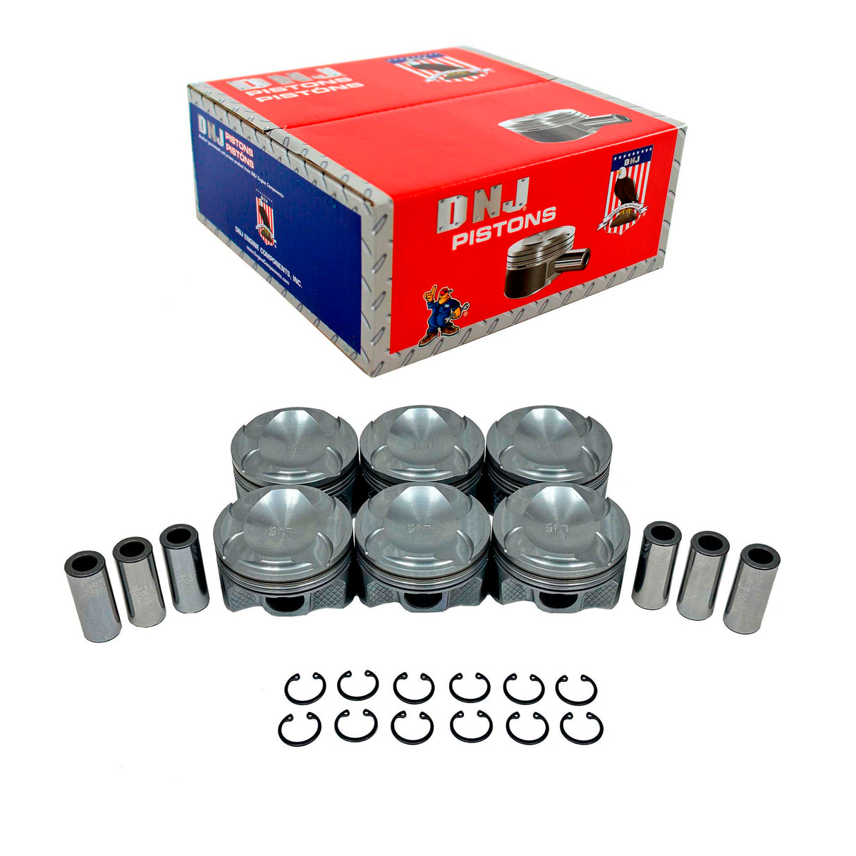 Standard size Complete Piston Set 2016-2022 Cadillac 3.0L