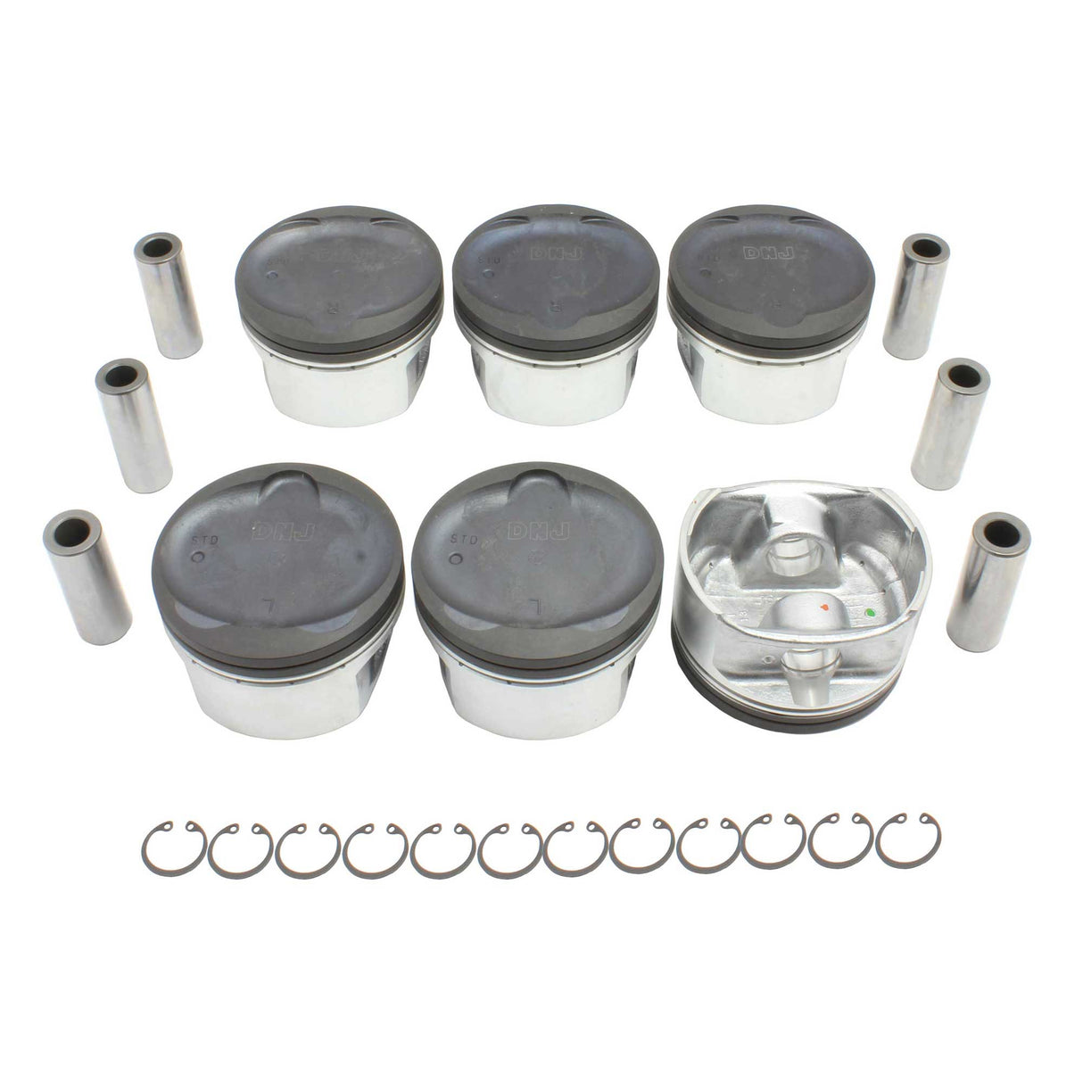Standard size Complete Piston Set 2004 Isuzu 3.5L (Oversizes Available)