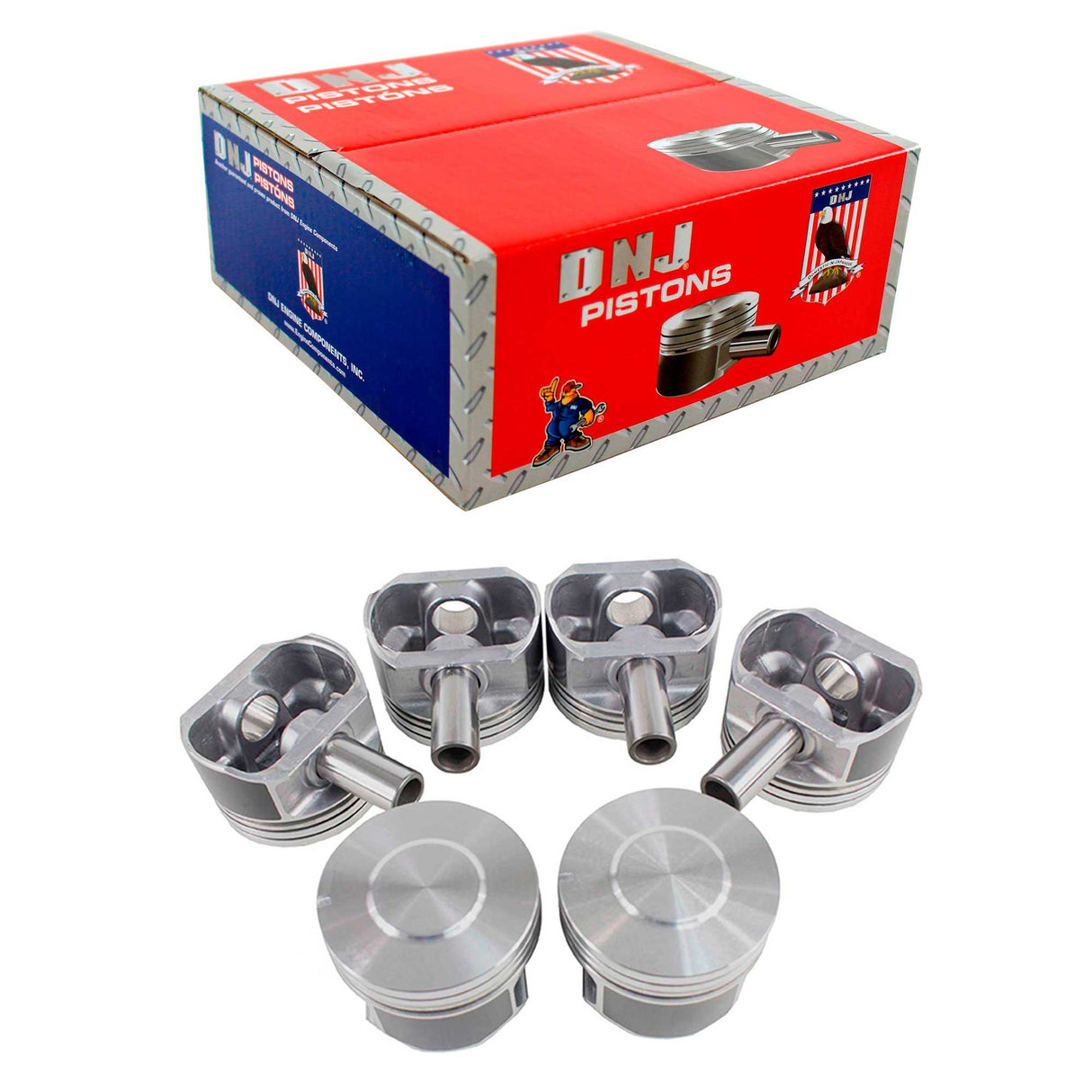 Piston Set 2002-2008 Ford,Mazda,Mercury 3.0L (Oversizes Available)