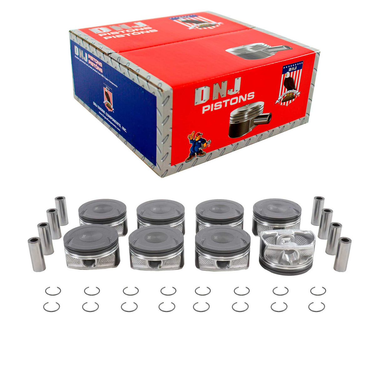 Piston Set 2010-2020 Ford 6.2L (Oversizes Available)