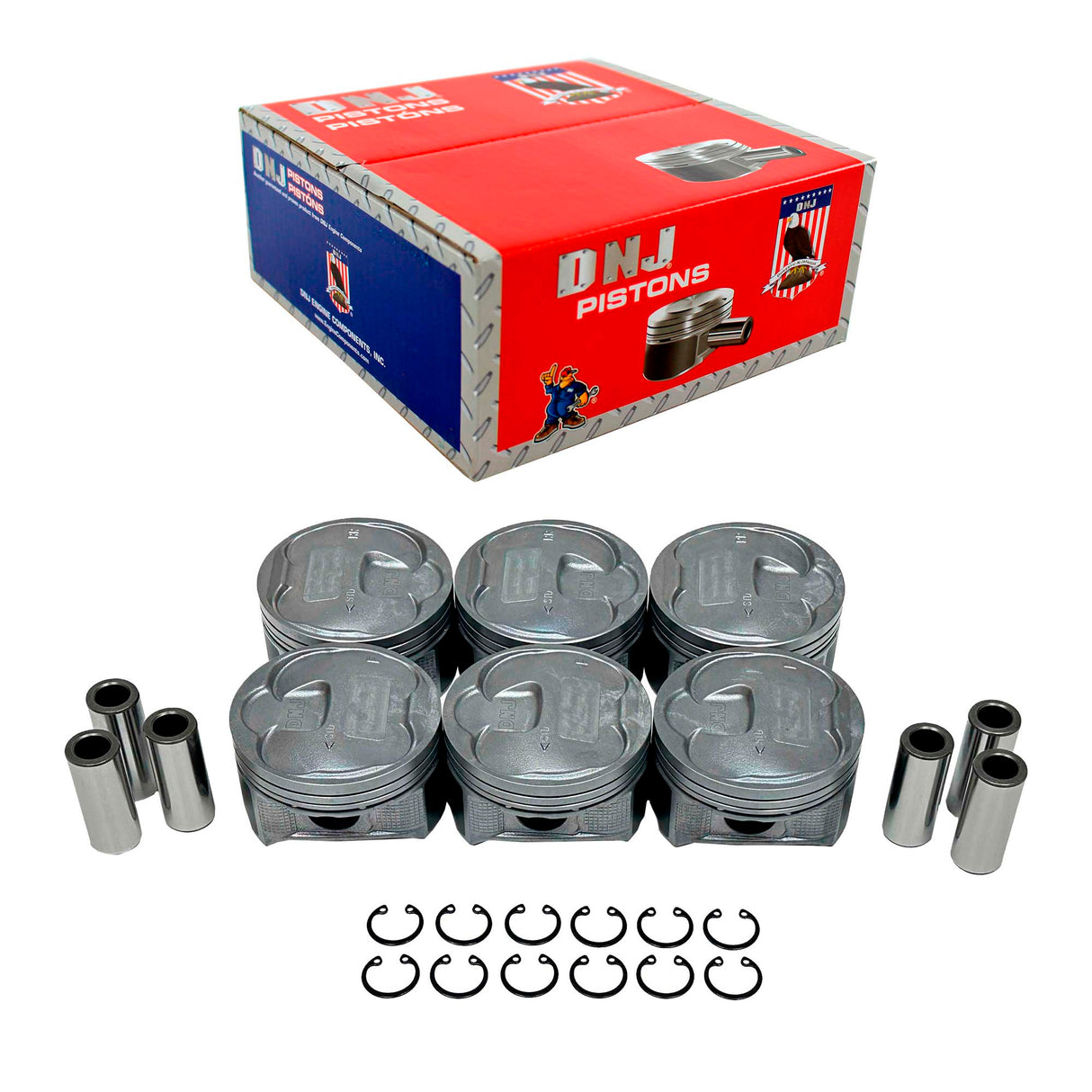 Standard size Complete Piston Set 2014-2022 Acura Honda 3.5L  (Oversizes Available)