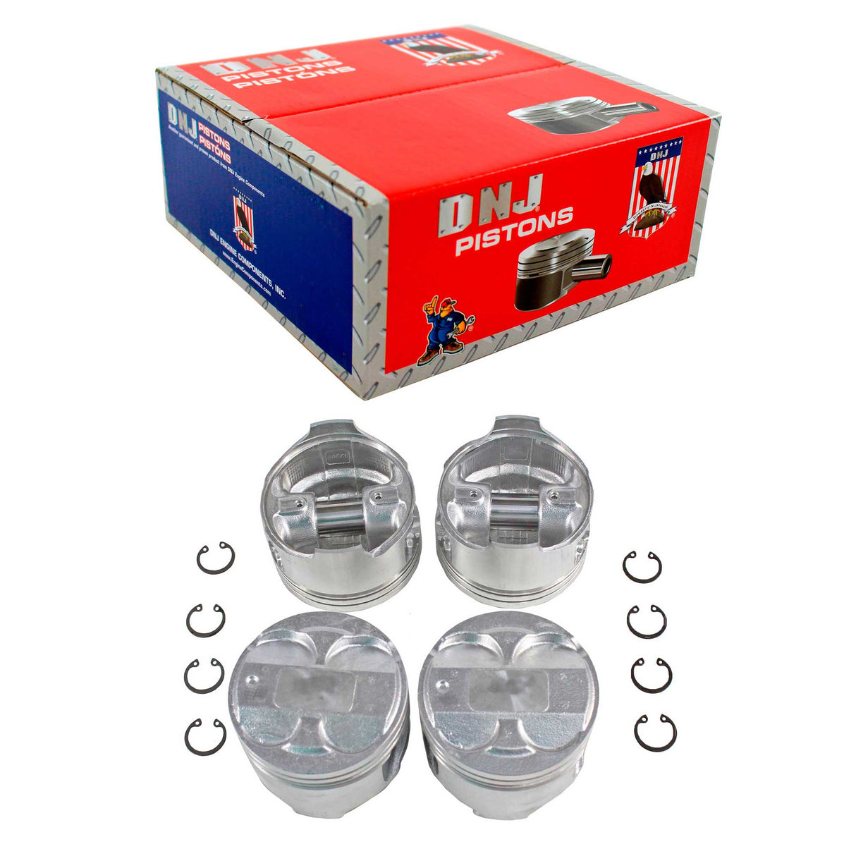 Piston Set (Oversizes Available) 2001-2005 Mazda 1.8L