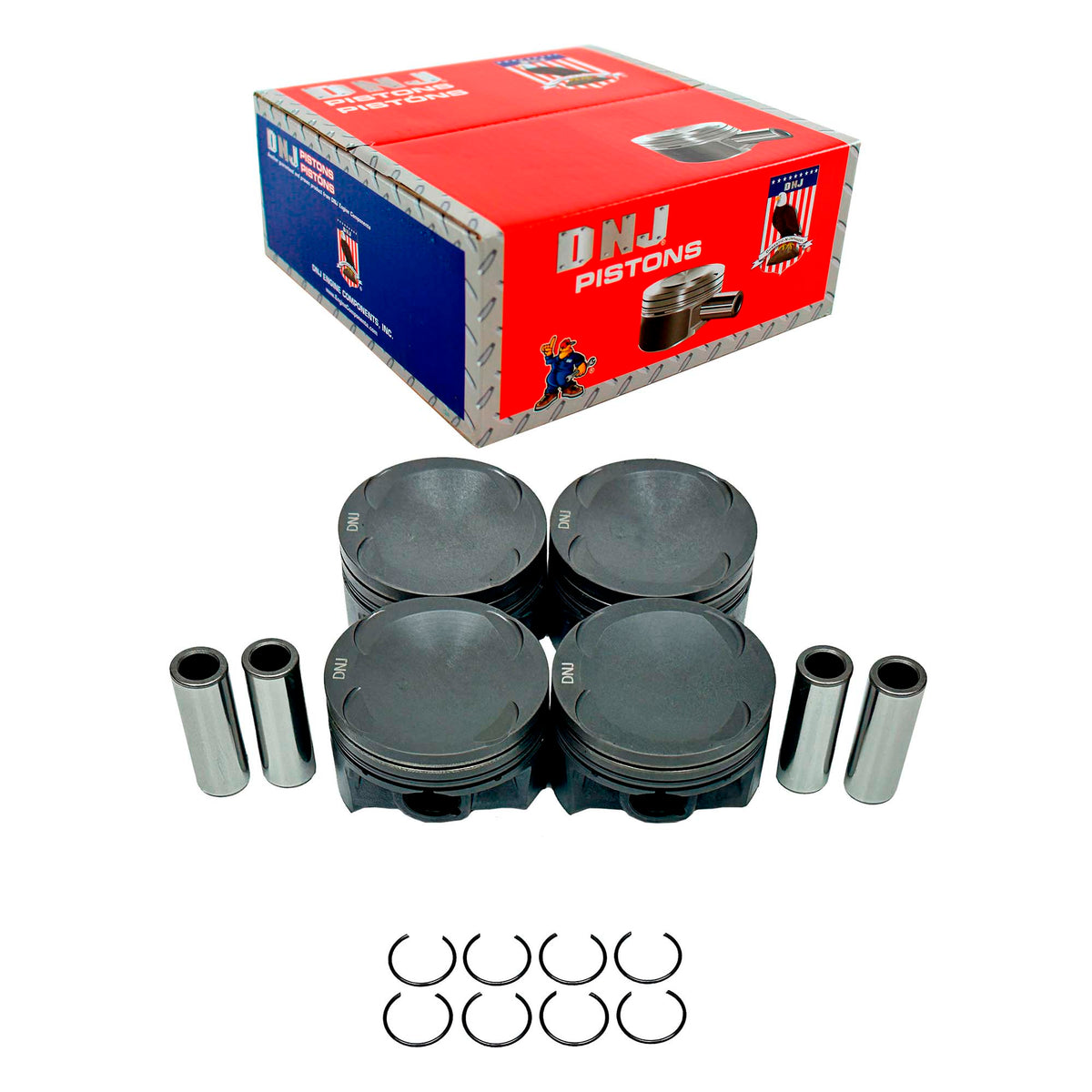 Standard size Complete Piston Set 2017-2020 Elantra Turbo Hyundai 1.4lL