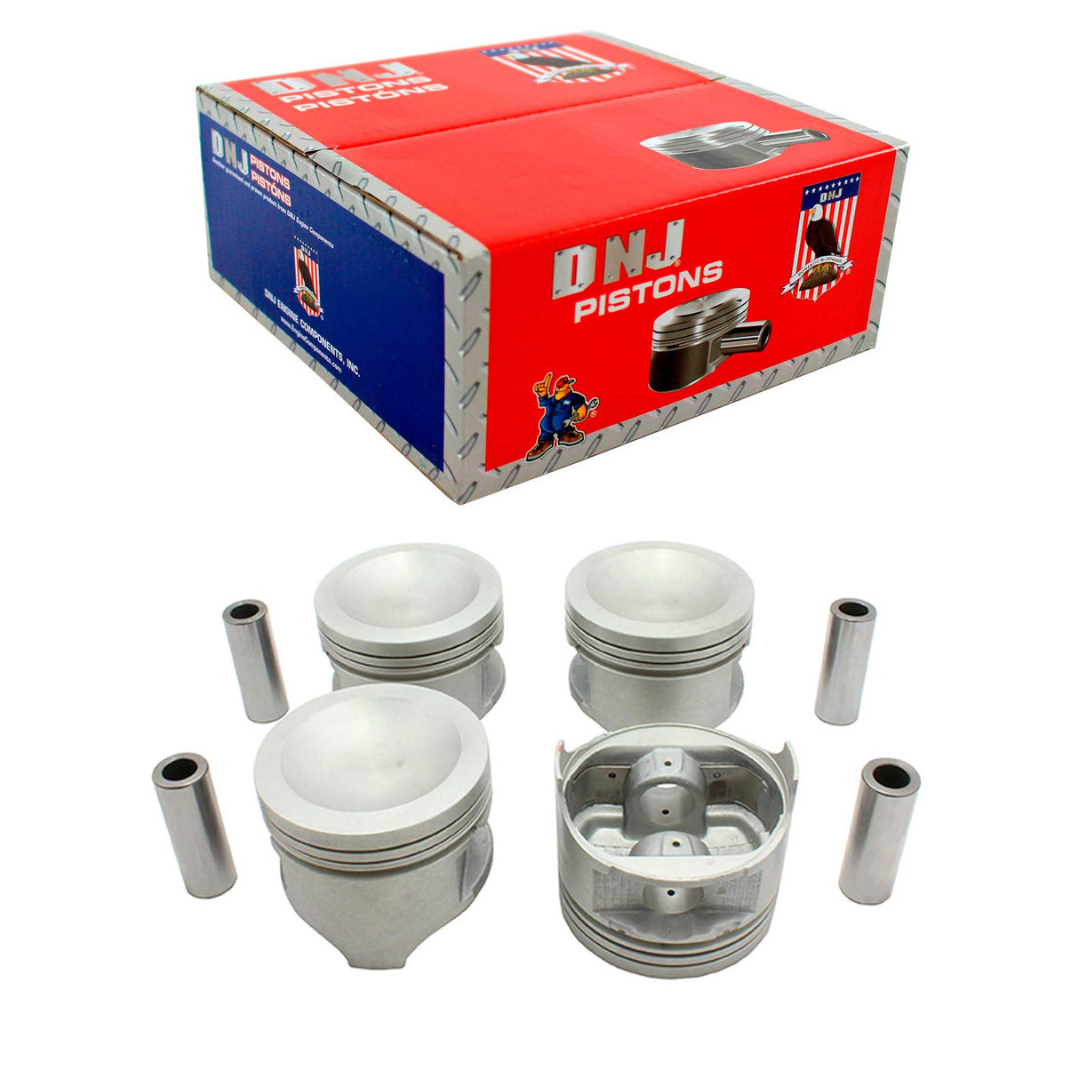 Piston Set (Oversizes Available) 1989-1994 Mazda 2.6L