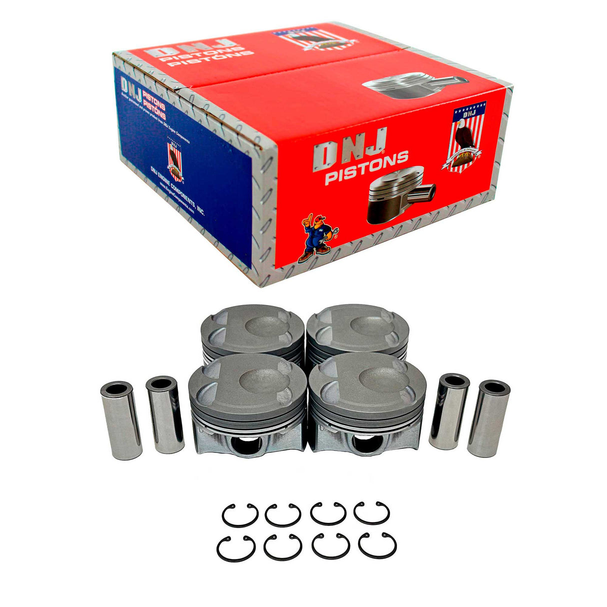 Piston Set 2003-2013 Volvo 2.4L-2.5L (Oversizes Available)