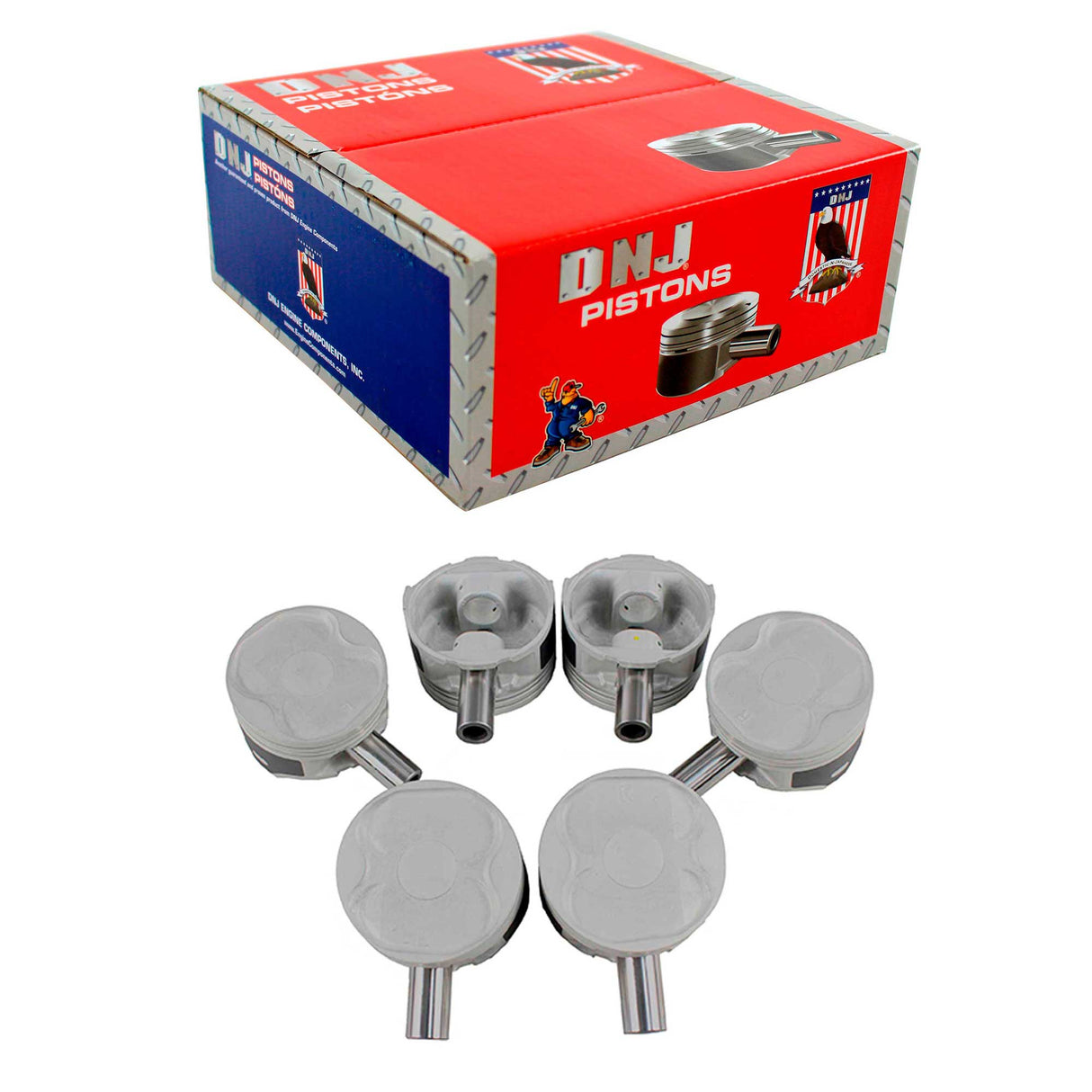 Piston Set (Oversizes Available) 1993-2002 Ford 2.5L