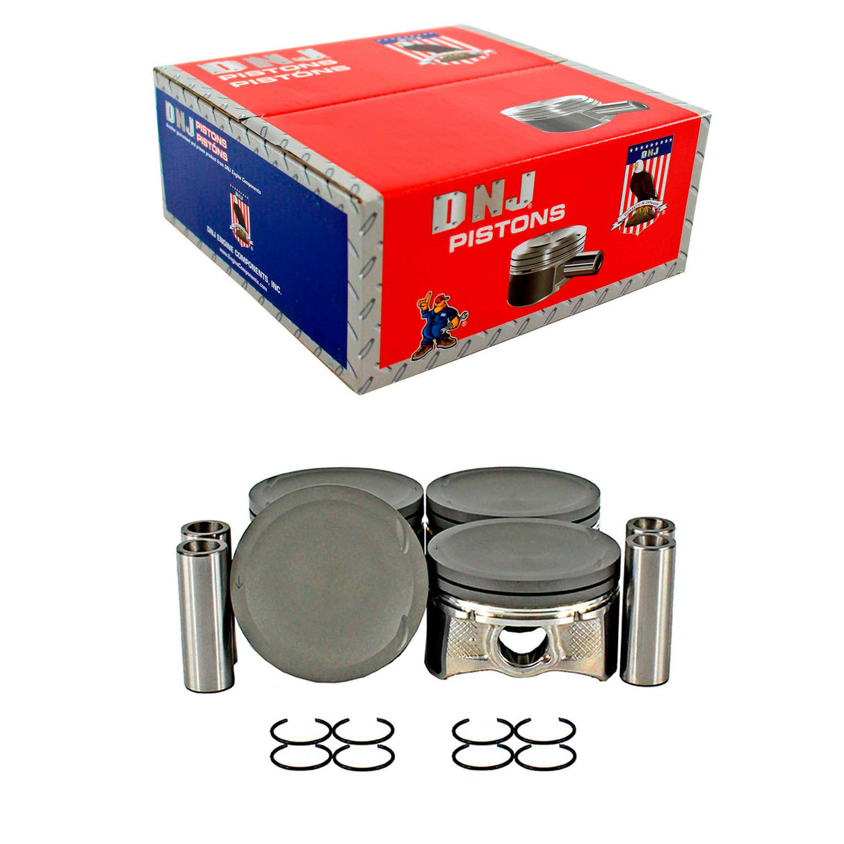 Piston Set 2006-2009 Mazda 2.3L (Oversizes Available)