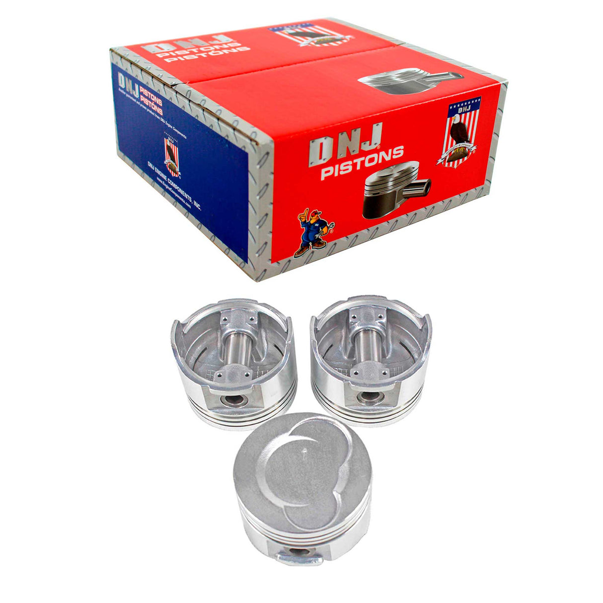 Piston Set 1989-2000 Chevrolet,Geo 1.0L (Oversizes Available)