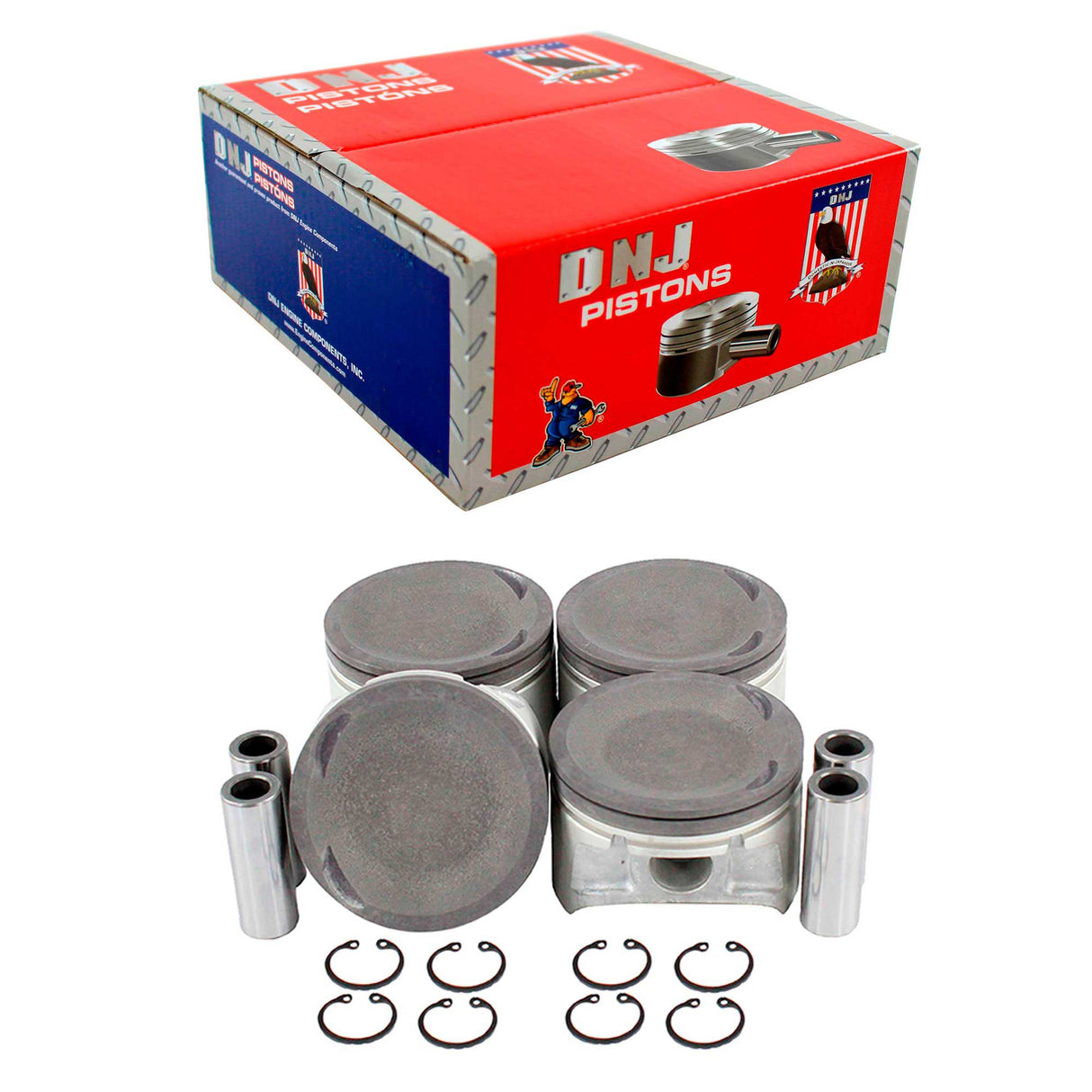Piston Set 2000-2006 Nissan 1.8L (Oversizes Available)