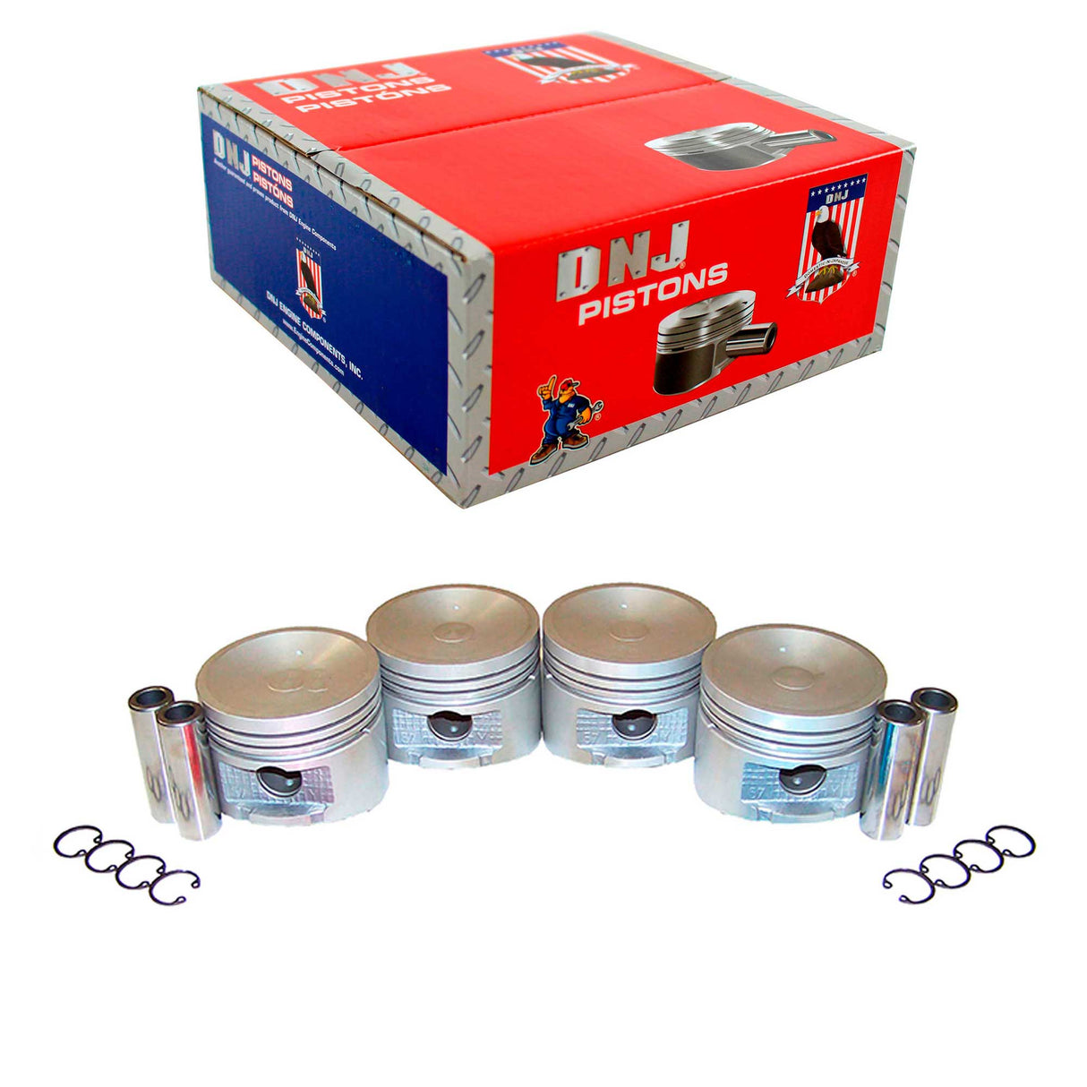 Piston Set 1991-1994 Nissan 1.6L (Oversizes Available)