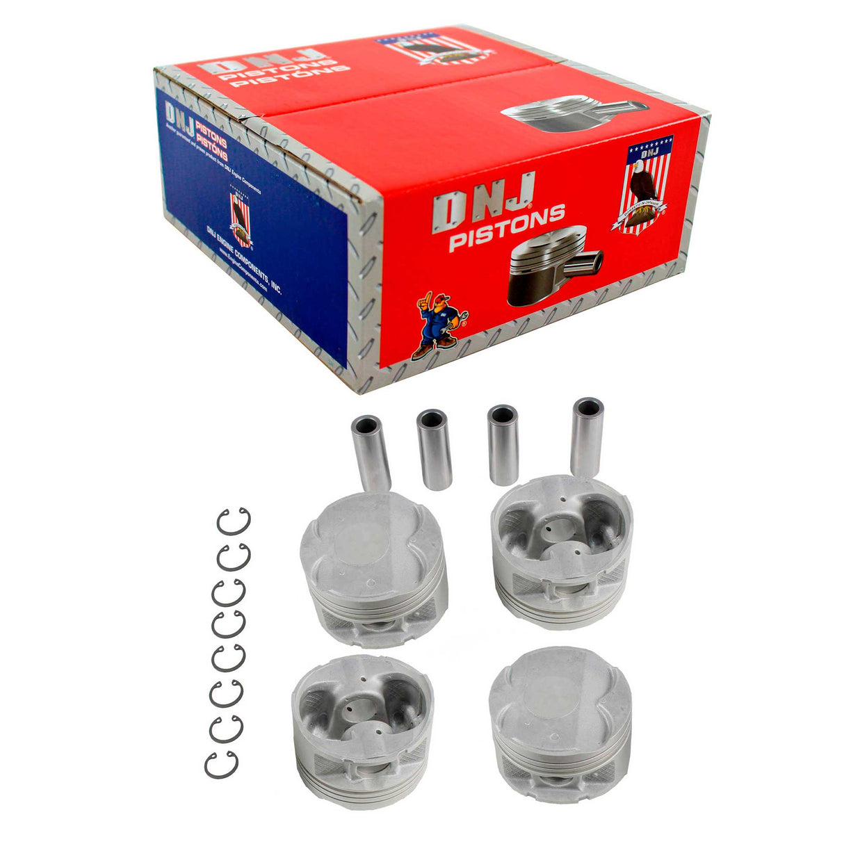 Piston Set 2000-2006 Pontiac,Toyota 1.8L (Oversizes Available)