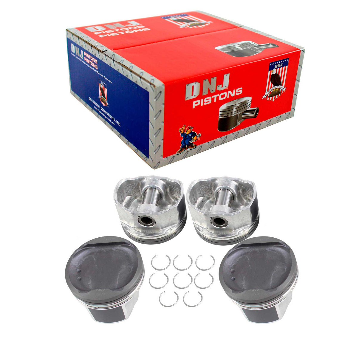 Piston Set 2006-2015 Pontiac,Scion,Toyota 2.4L (Oversizes Available)