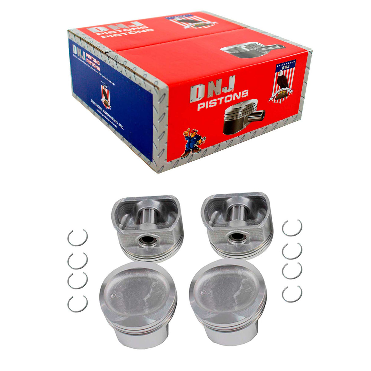 Piston Set 2000-2008 Toyota 1.8L (Oversizes Available)