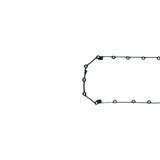 Oil Pan Gasket Set 2011-2015 Dodge,Jeep 5.7L