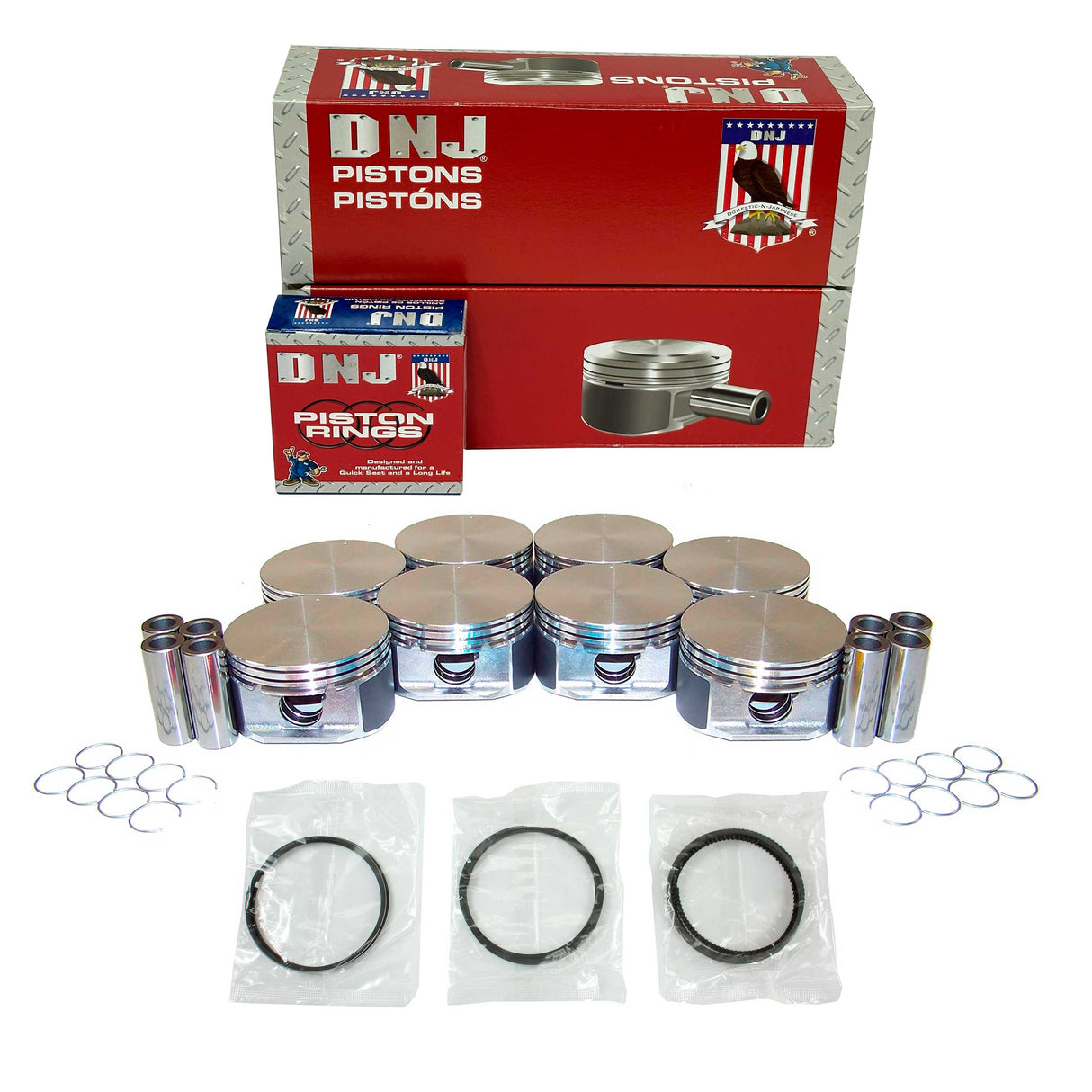 Piston and Ring Set 1999-2007 Chrysler, Dodge, Jeep, Mitsubishi 4.7L