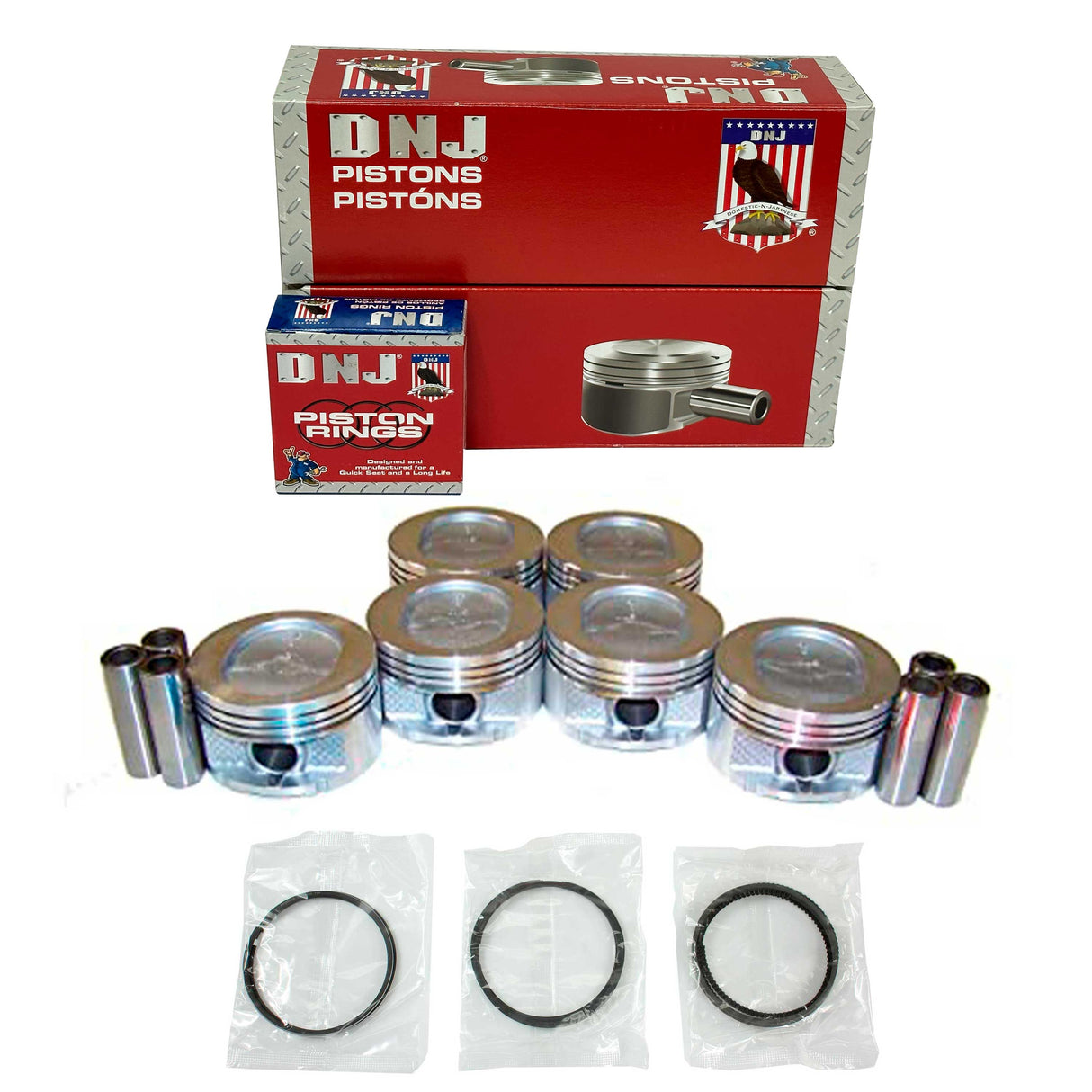 Piston and Ring Kit 1991-1997 Chrysler 3.8L V6
