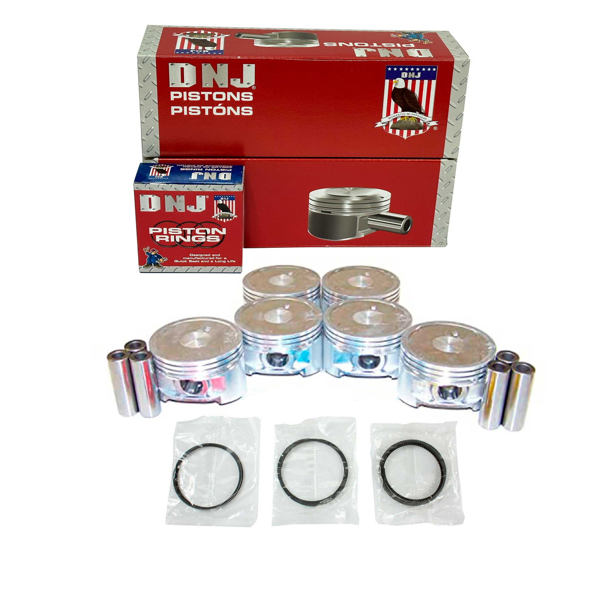 Piston and Ring Set 1999-2005 Chrysler, Dodge, Mitsubishi 3.0L