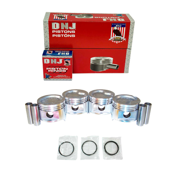 Piston and Ring Set 1984-1987 Honda 1.5L