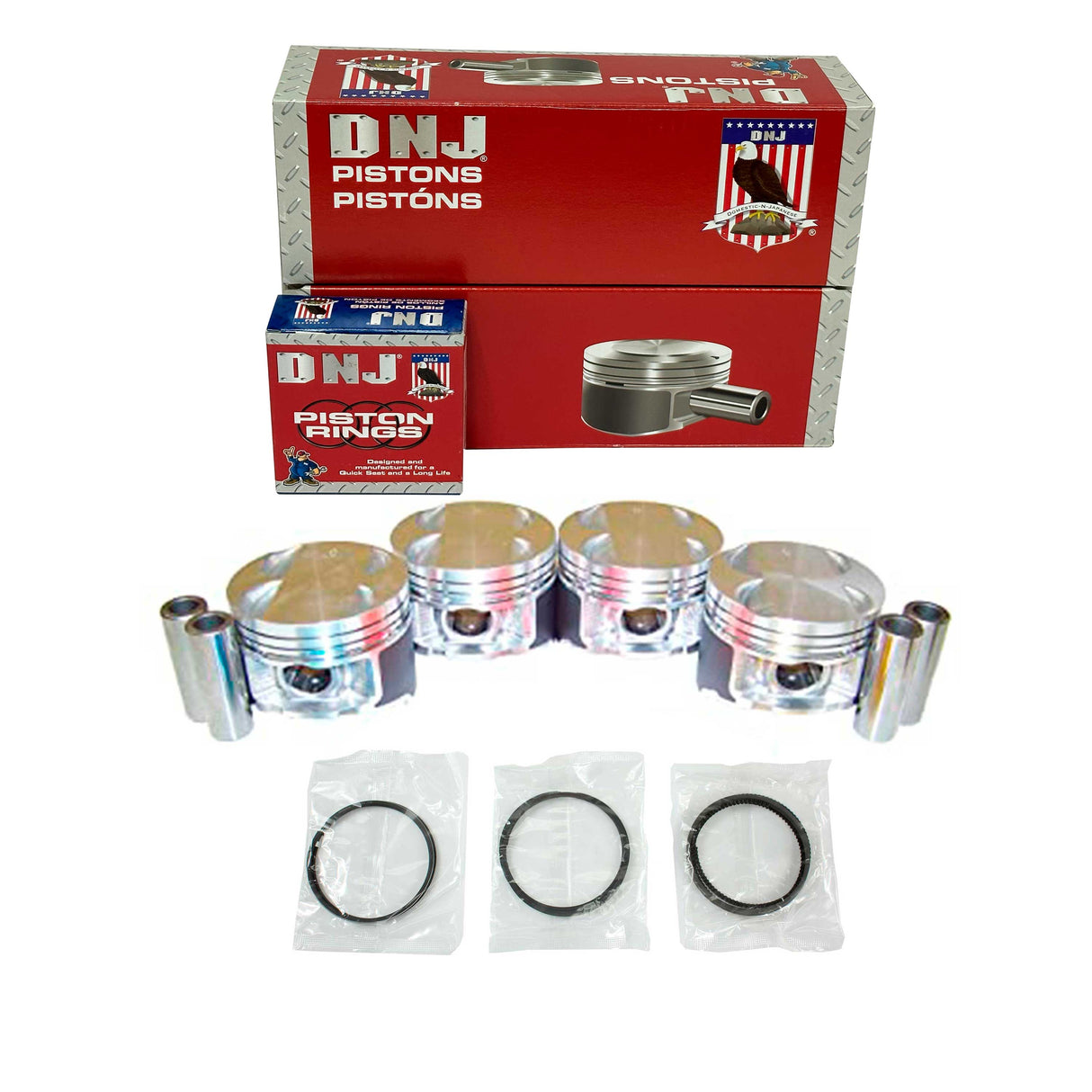 Piston and Ring Set 1994-2001 Acura 1.8L