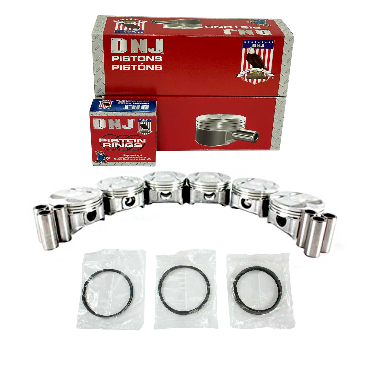 Piston and Ring Kit 2005-2008 Acura 3.5L