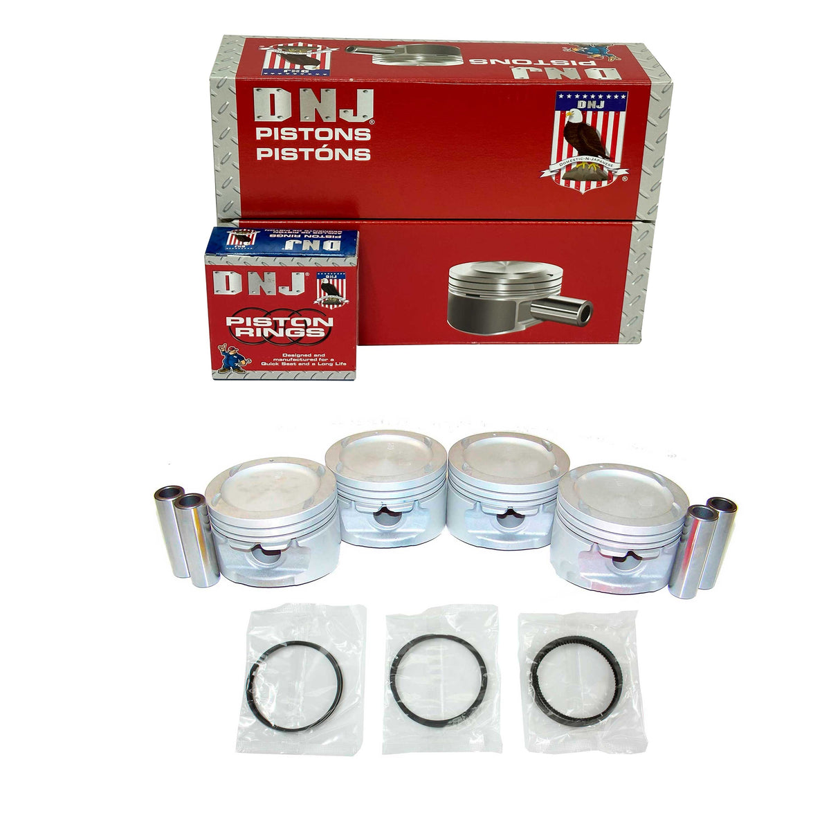 Piston and Ring Kit 1999-2002 Daewoo 1.6L