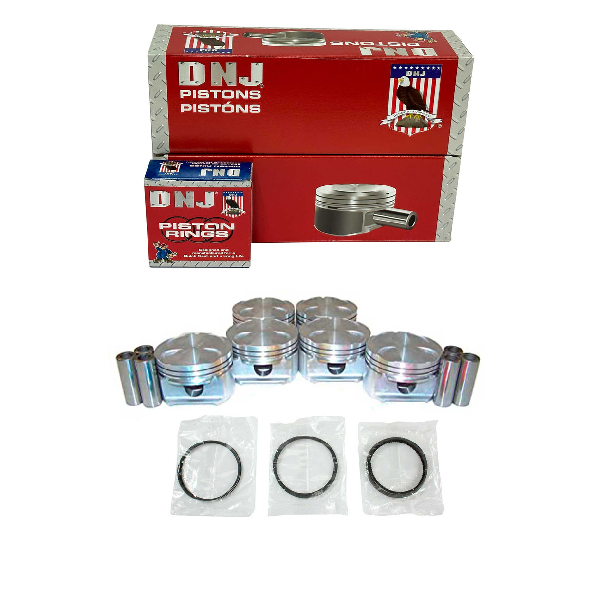 Piston and Ring Kit 1991-1997 Chevrolet 3.4L