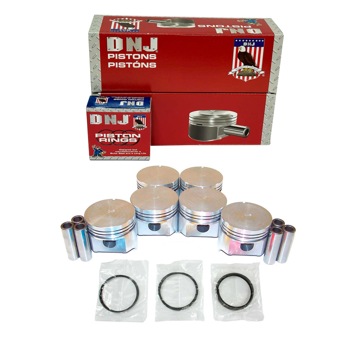 Piston and Ring Kit 1986-1993 Chevrolet 2.8L