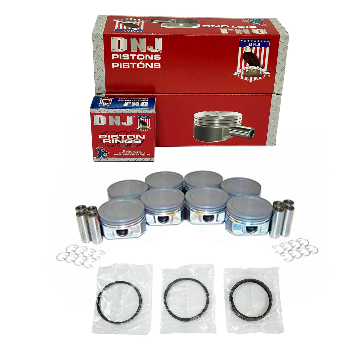 Piston and Ring Set 2004-2007 Buick, Cadillac, Chevrolet, GMC, Isuzu 5.3L