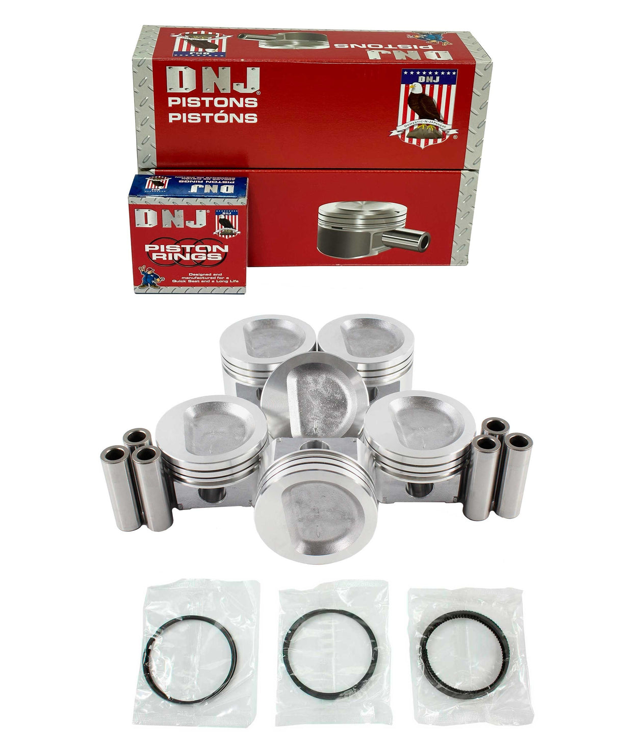 Piston and Ring Kit 1968-1996 Ford 4.9L