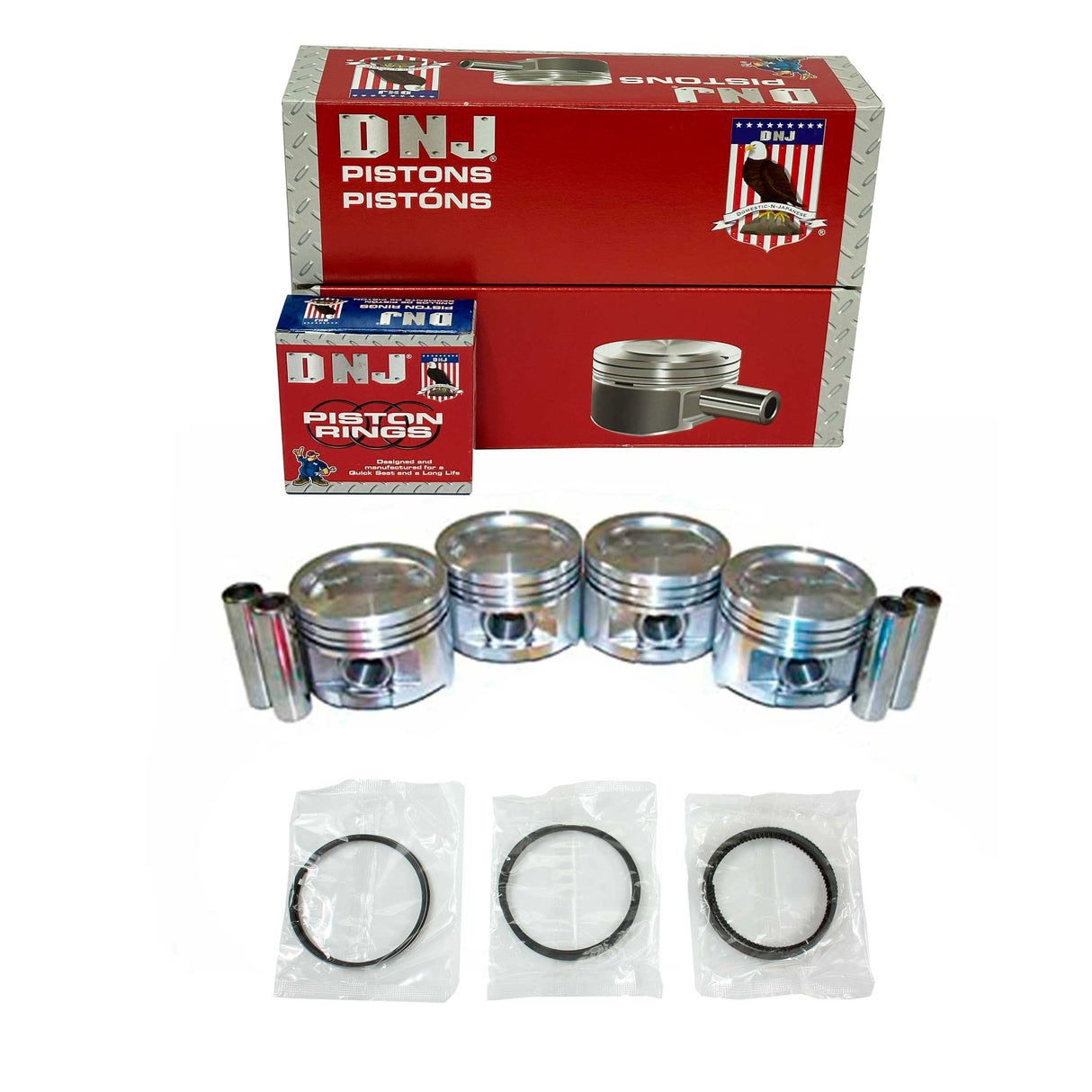 Piston and Ring Kit 1992-1996 Ford 1.9L