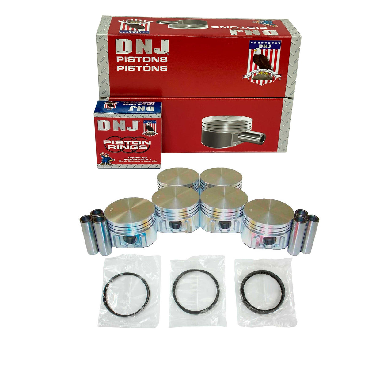 Piston and Ring Set 1991-2002 Ford, Mazda, Mercury 3.0L