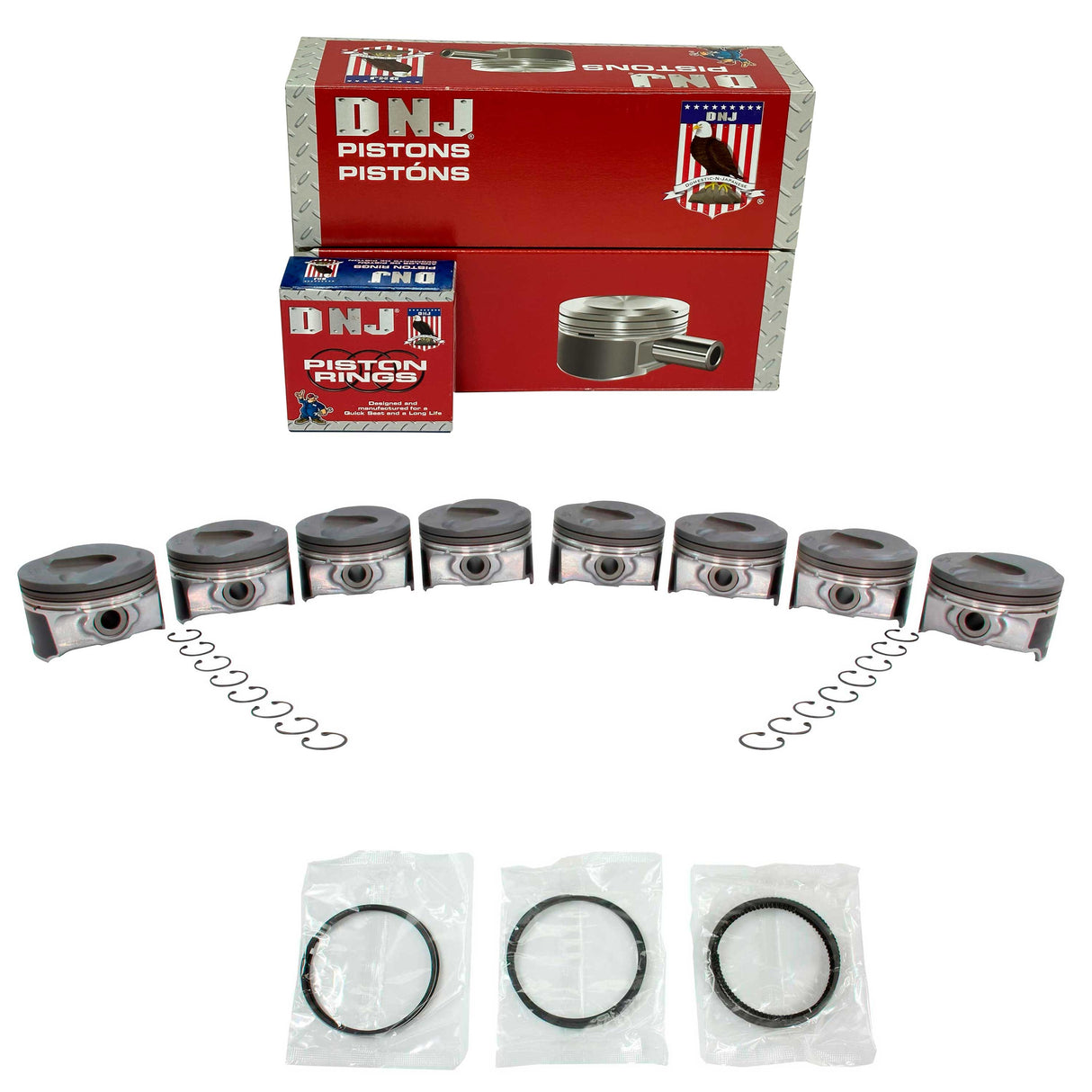 Piston and Ring Set 2014-2020 Chevrolet, GMC 5.3L