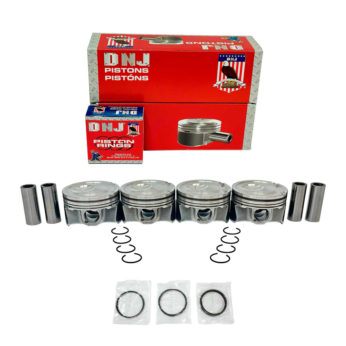 Piston and Ring Kit 2015-2022 Ford 2.3L