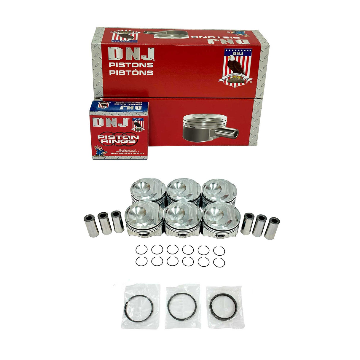 Piston and Ring Kit 2015-2022 Ford 2.7L