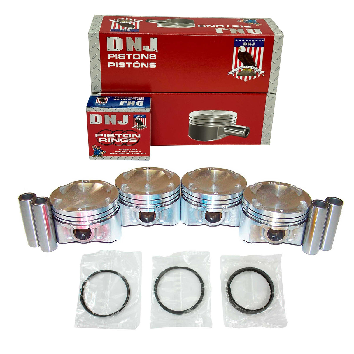 Piston and Ring Set 1999-2001 Mazda 1.6L