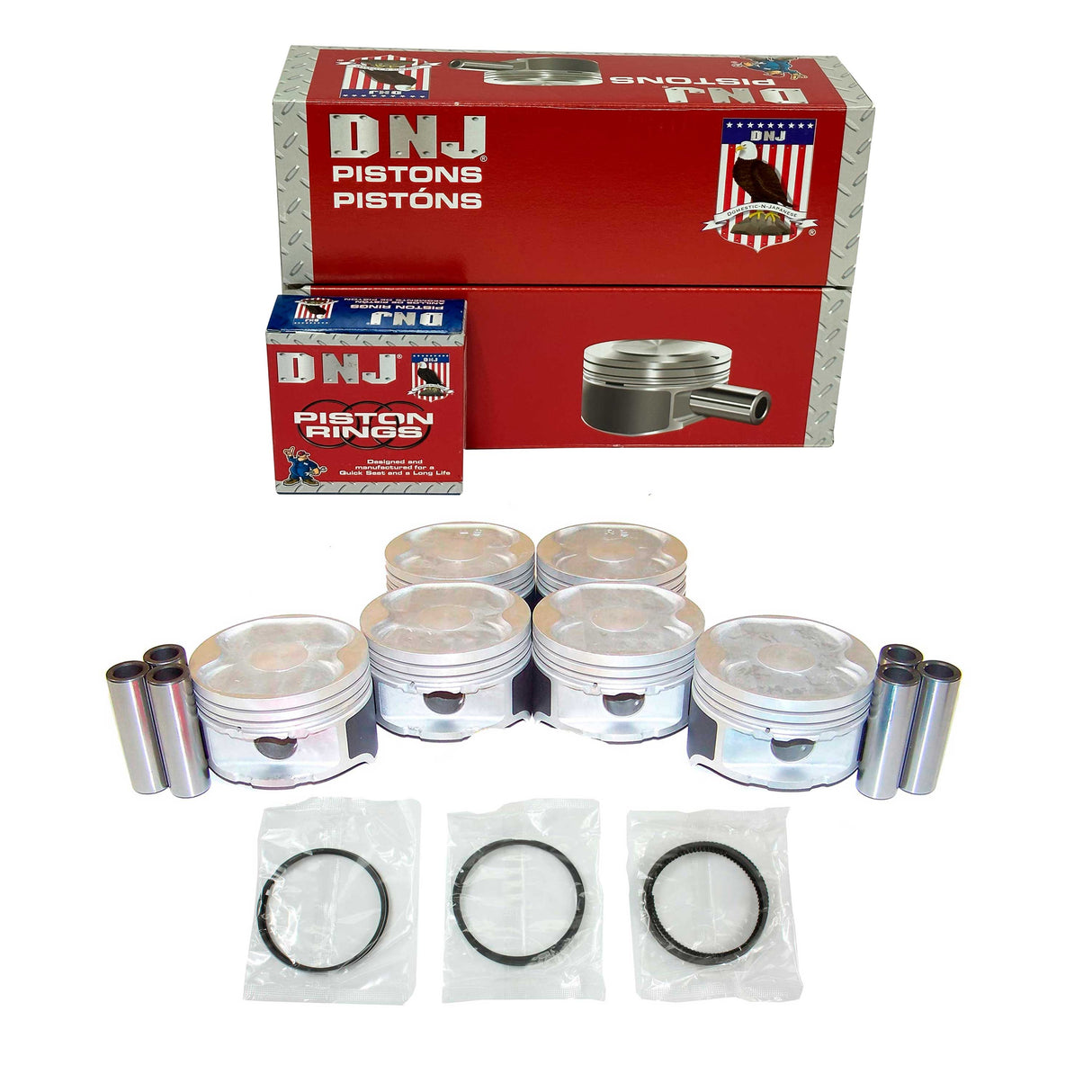 Piston and Ring Set 1993-2002 Ford, Mazda 2.5L