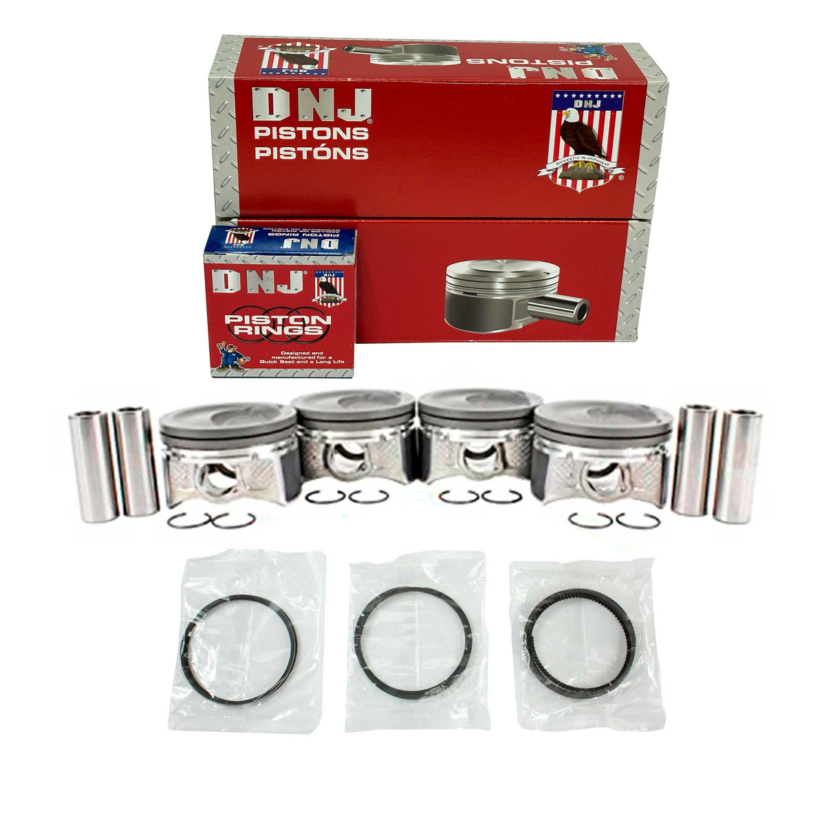 Piston and Ring Kit 2010-2013 Mazda 2.3L