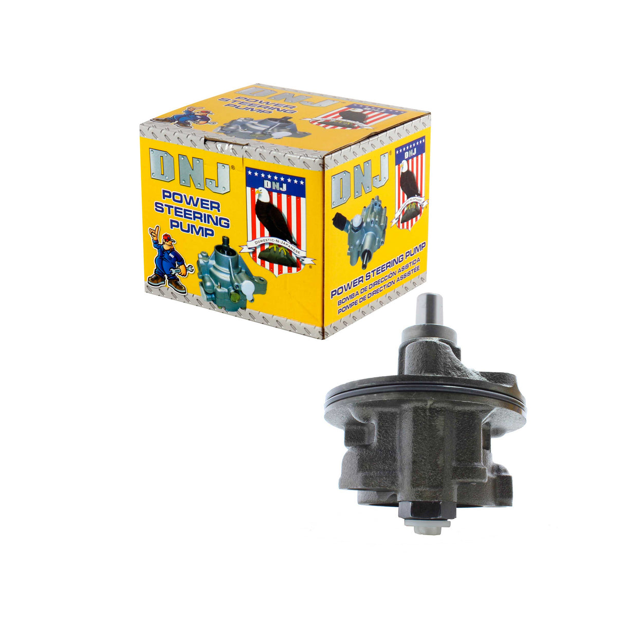 Power Steering Pump 1967-2017 AM General,Buick,Cadillac,Chevrolet,Dodge,Ford,GMC,Hummer,Jeep,Oldsmobile,Pontiac 3.8L-8.0L