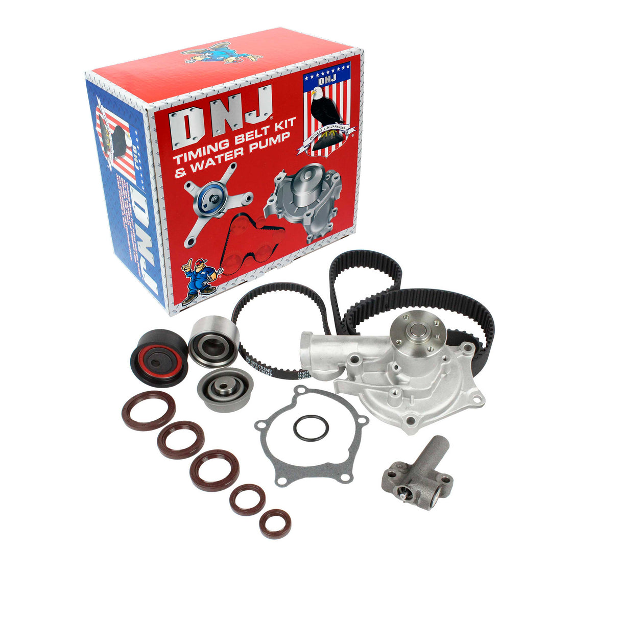 Timing Belt Kit with Water Pump 1993-1994 Eagle,Mitsubishi,Plymouth 2.0L