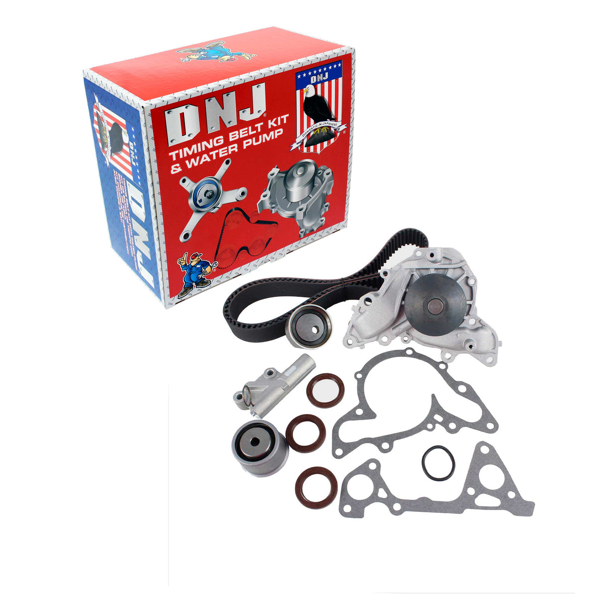 Timing Belt Kit with Water Pump 1995-2005 Chrysler,Dodge,Mitsubishi 2.5L-3.0L