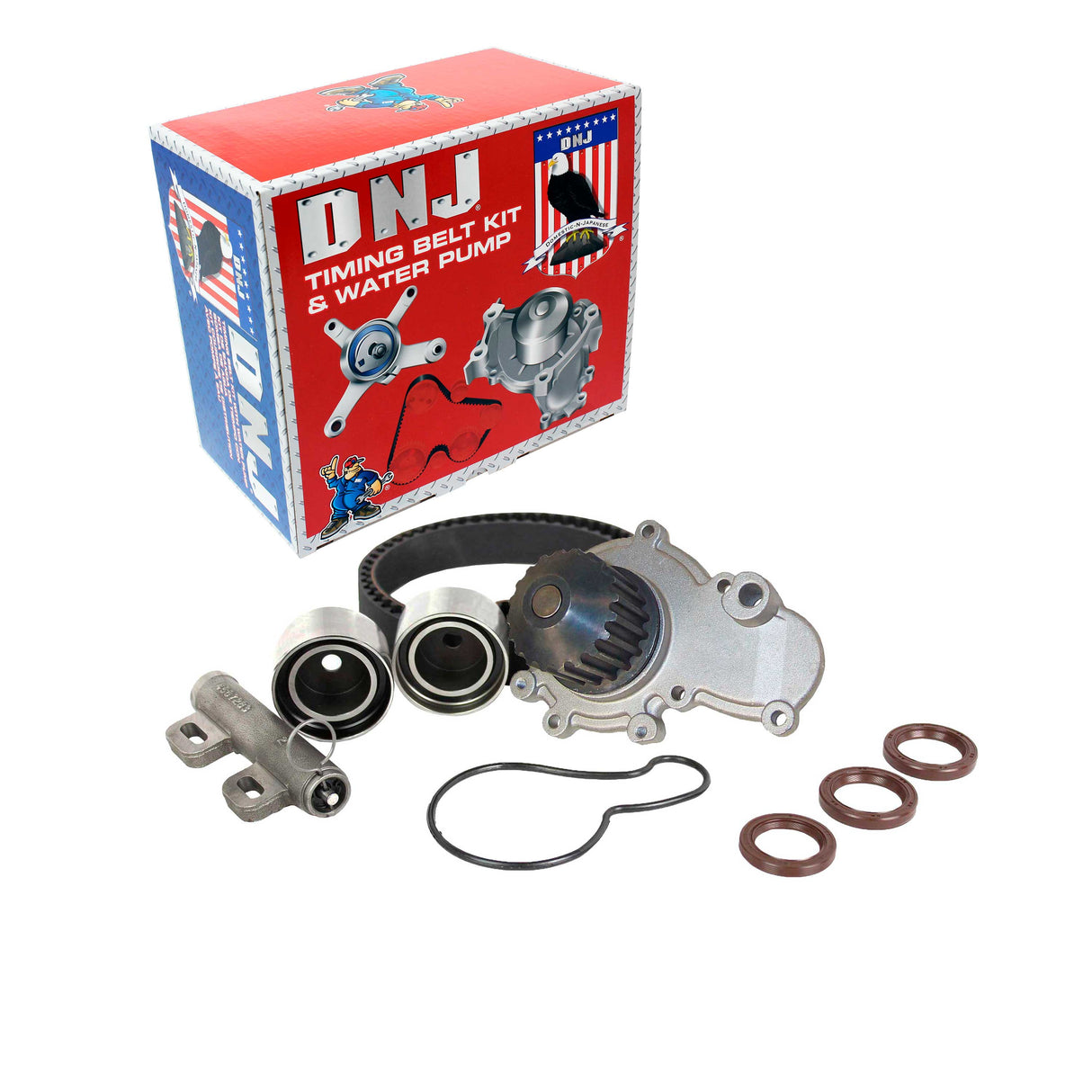 Timing Belt Kit with Water Pump 1995-1999 Chrysler,Dodge,Eagle,Mitsubishi,Plymouth 2.0L