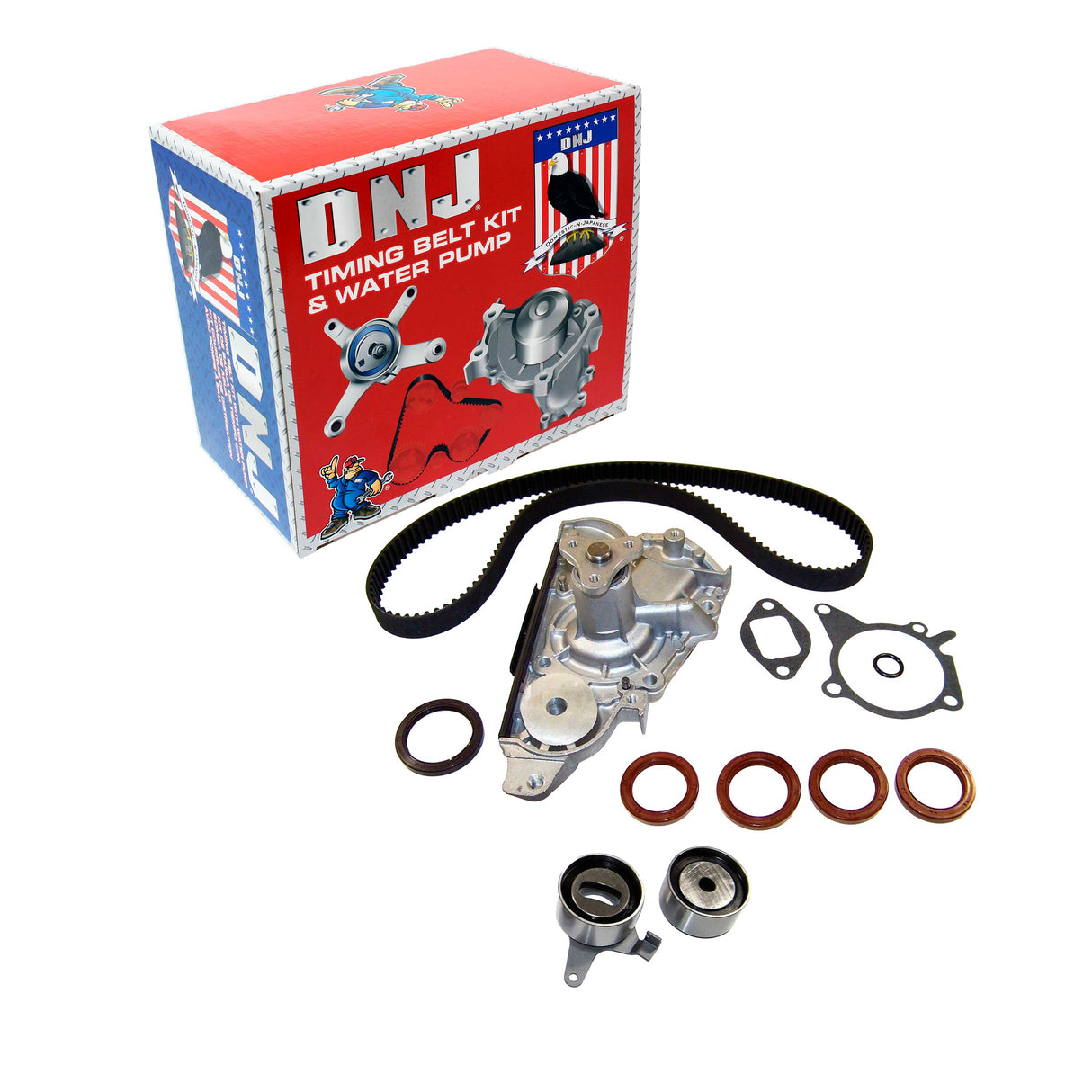 Timing Belt Kit with Water Pump 1994-2005 Kia,Mazda 1.6L-1.8L