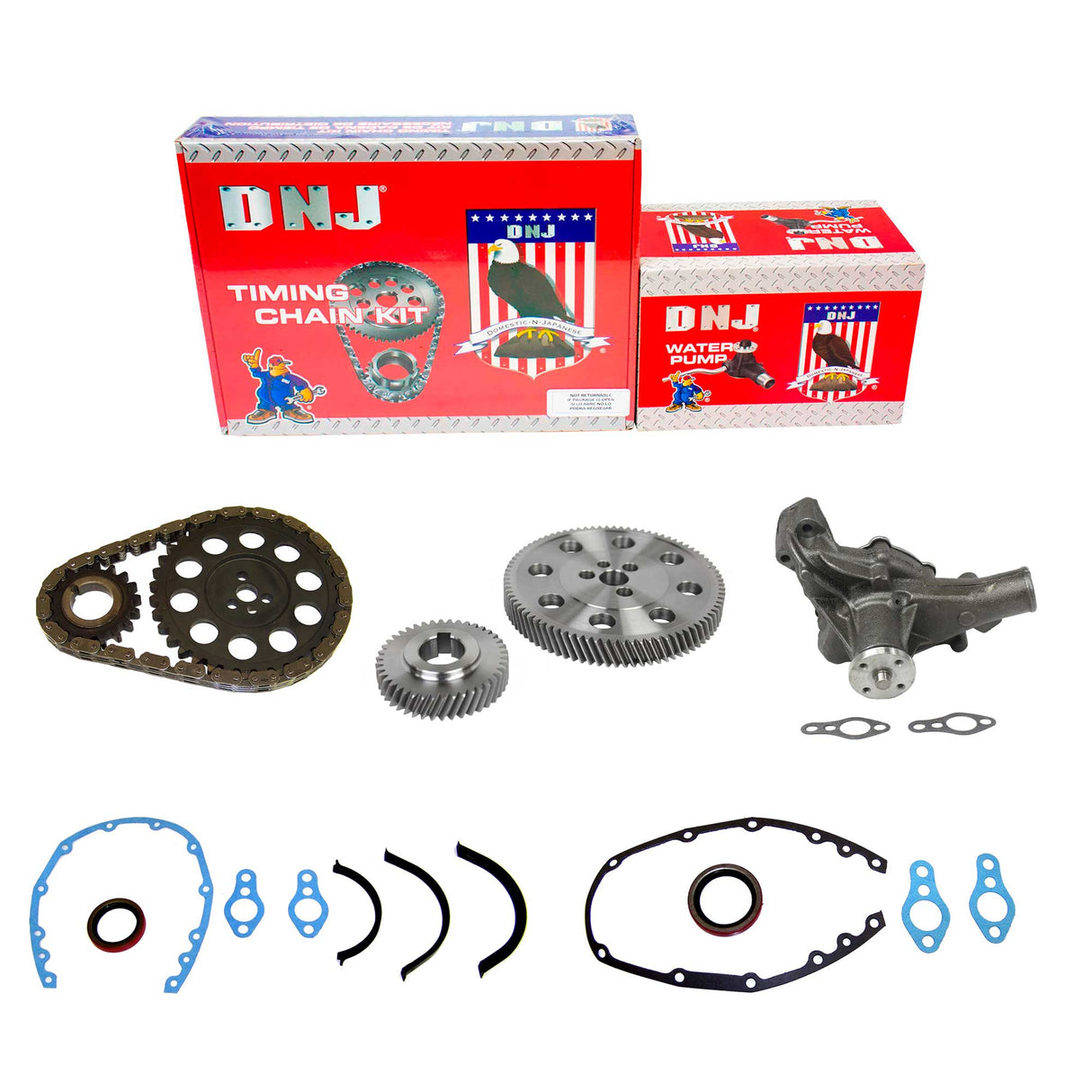 Timing Chain Kit with Water Pump 1992-1996 Chevrolet,GMC,Oldsmobile 4.3L