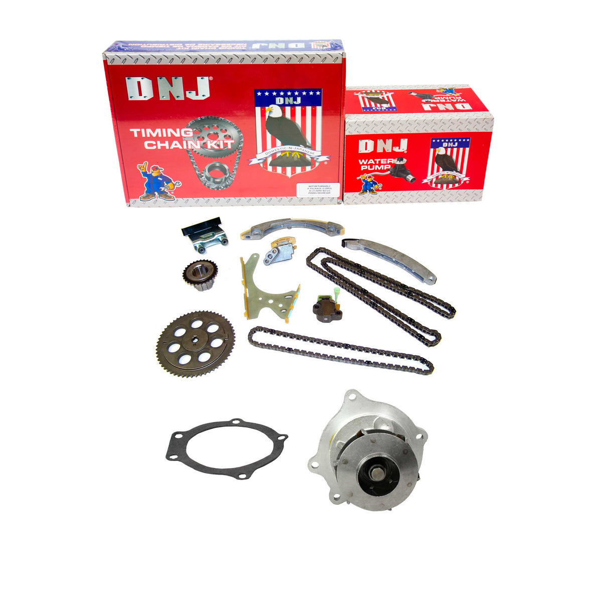 Timing Chain Kit with Water Pump 2004-2012 Chevrolet, GMC, Hummer, Isuzu 2.8L/2.9L/3.5L/3.7L L5