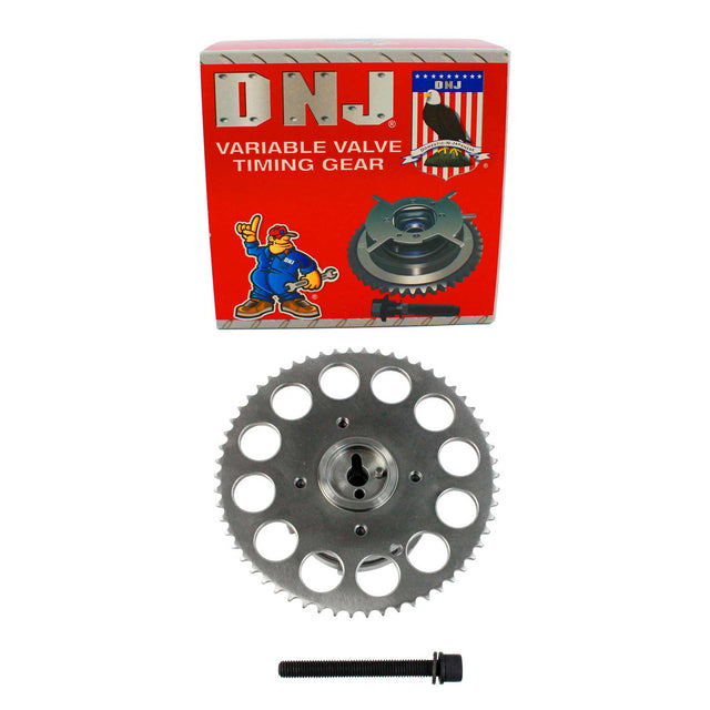 dnj variable valve timing (vvt) sprocket 2006-2008 buick,chevrolet,gmc rainier,trailblazer,trailblazer ext l6 4.2l vtg3193