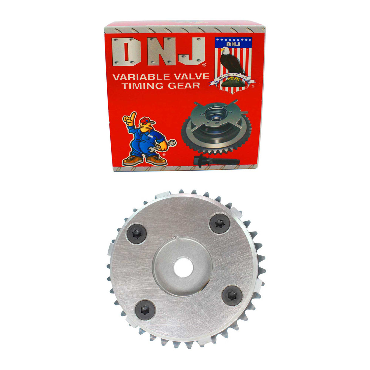 dnj variable valve timing (vvt) sprocket 2006-2017 ford,lincoln,mercury fusion,milan,fusion l4 2.0l,2.3l,2.5l vtg4315