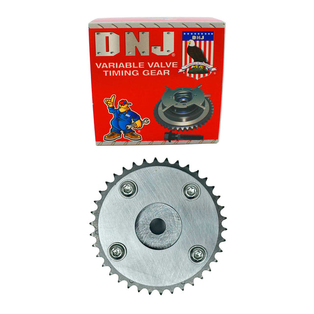 dnj variable valve timing (vvt) sprocket 2012-2016 hyundai,kia azera,azera,genesis l4,v6 2.4l,3.3l,3.8l vtg4354n