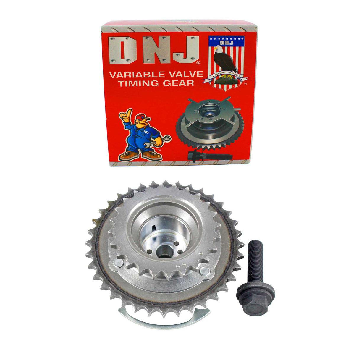 dnj variable valve timing (vvt) sprocket 2005-2015 lexus,toyota avalon,avalon,rav4 v6 3.5l vtg968n
